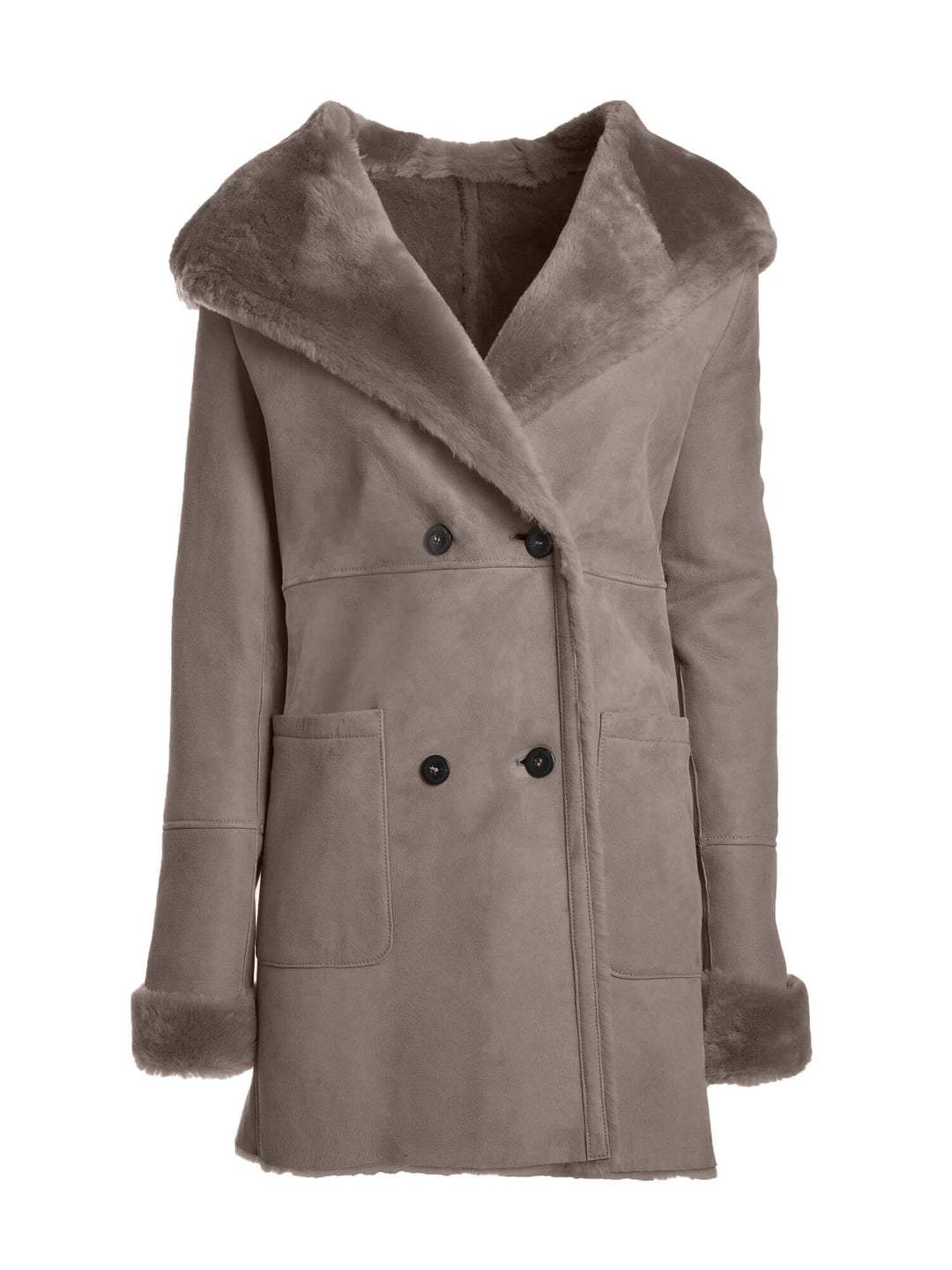 Emma Italian Merino Shearling Coat | TuscanTailor
